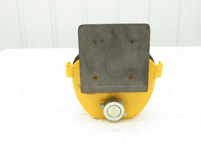 Black Bear PT-100 2200Lb 1-Ton Manual Plain Push Trolley 8"-10" Flange