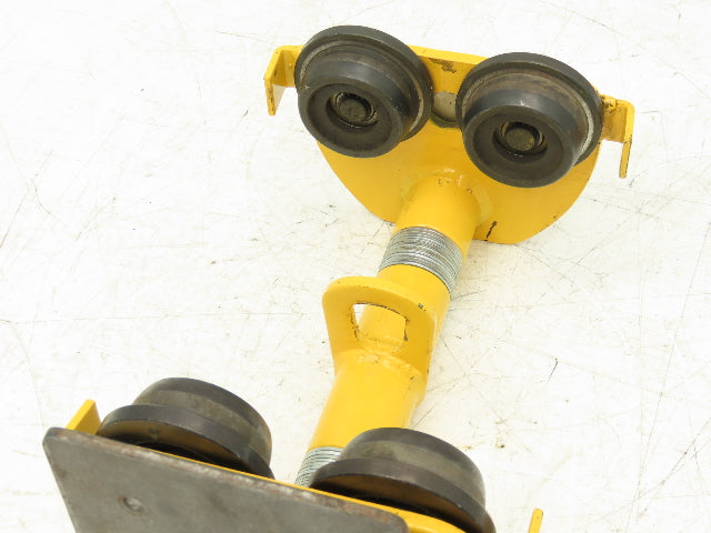 Black Bear PT-100 2200Lb 1-Ton Manual Plain Push Trolley 8"-10" Flange