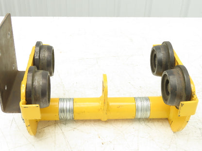 Black Bear PT-100 2200Lb 1-Ton Manual Plain Push Trolley 8"-10" Flange
