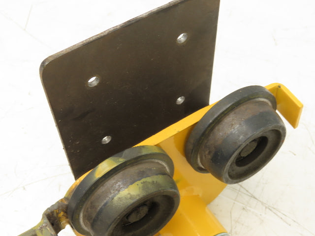 Black Bear PT-100 2200Lb 1-Ton Manual Plain Push Trolley 8"-10" Flange