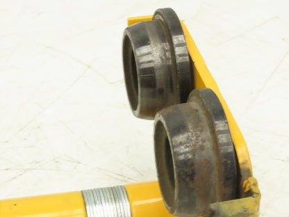 Black Bear PT-100 2200Lb 1-Ton Manual Plain Push Trolley 8"-10" Flange