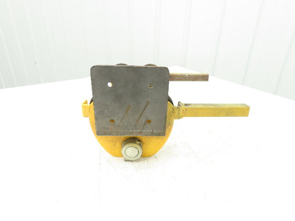 Black Bear PT-100 2200Lb 1-Ton Manual Plain Push Trolley 8"-10" Flange