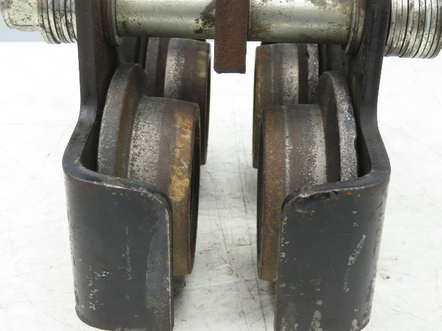 Yale FWD 4000Lb 2-Ton Manual Plain Push Trolley 2.5"-7" Beam Flange