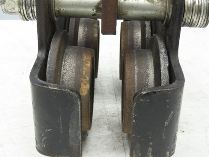 Yale FWD 4000Lb 2-Ton Manual Plain Push Trolley 2.5"-7" Beam Flange