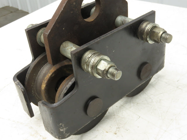 Yale FWD 4000Lb 2-Ton Manual Plain Push Trolley 2.5"-7" Beam Flange