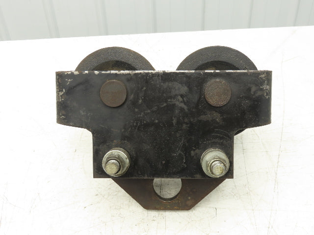Yale FWD 4000Lb 2-Ton Manual Plain Push Trolley 2.5"-7" Beam Flange