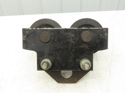 Yale FWD 4000Lb 2-Ton Manual Plain Push Trolley 2.5"-7" Beam Flange