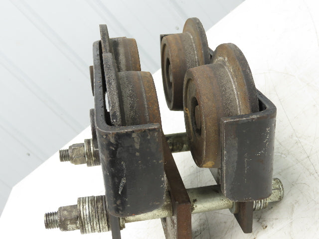 Yale FWD 4000Lb 2-Ton Manual Plain Push Trolley 2.5"-7" Beam Flange