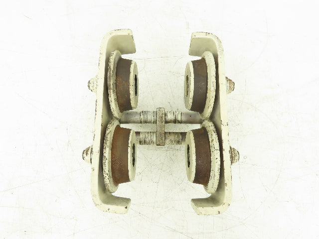 Coffing 2-Ton Manual Plain Push Trolley 2.5"-7" Beam Flange 4000Lb