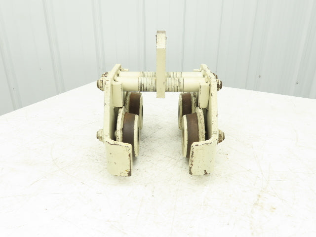 Coffing 2-Ton Manual Plain Push Trolley 2.5"-7" Beam Flange 4000Lb