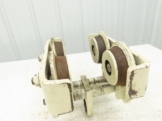 Coffing 2-Ton Manual Plain Push Trolley 2.5"-7" Beam Flange 4000Lb