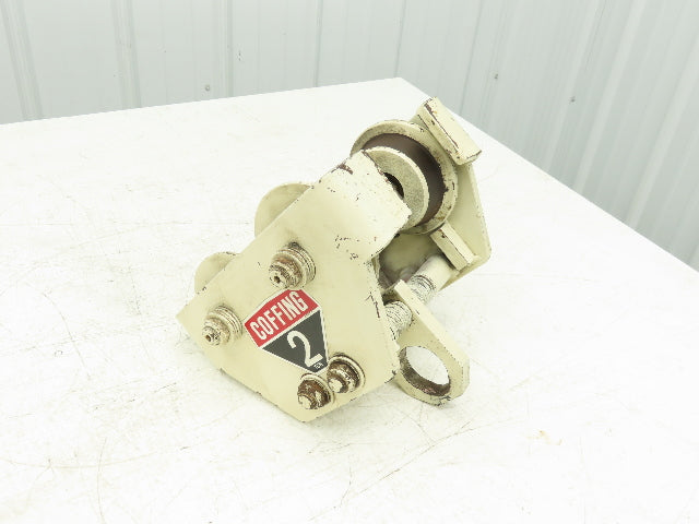 Coffing 2-Ton Manual Plain Push Trolley 2.5"-7" Beam Flange 4000Lb