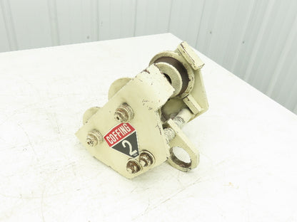 Coffing 2-Ton Manual Plain Push Trolley 2.5"-7" Beam Flange 4000Lb