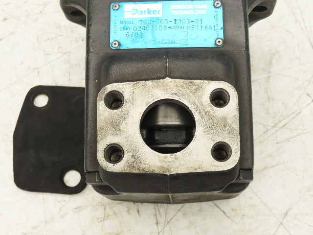Parker T6C-005-1R03-B1 Hydraulic Vane Pump 5 GPM 3500 PSI 17.2cm³/rev