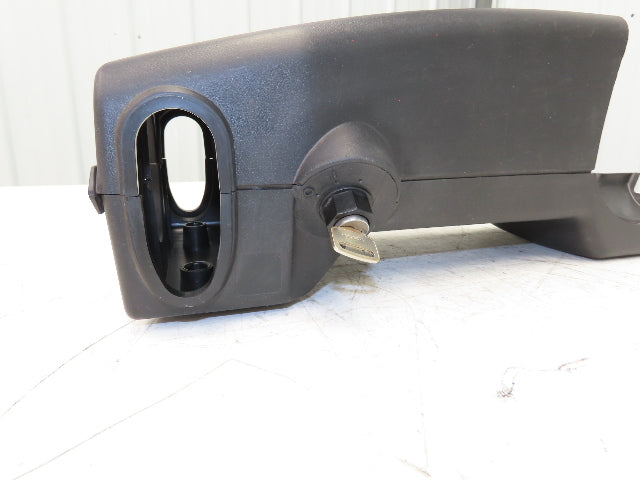 Toyota Electric Forklift Steering Column Shroud Cover W/Key Removed From 8FBCU30