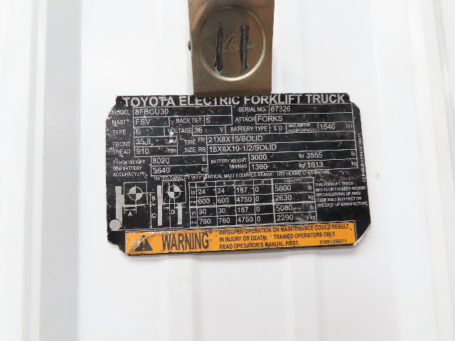Toyota 24310-21470-71 Electric Forklift Contactor Control Assembly From 8FBCU30