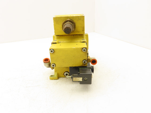 Ross DM2CNA42A21 Pneumatic Double Valve 1/2" NPT Base 24/48VDC Solenoid