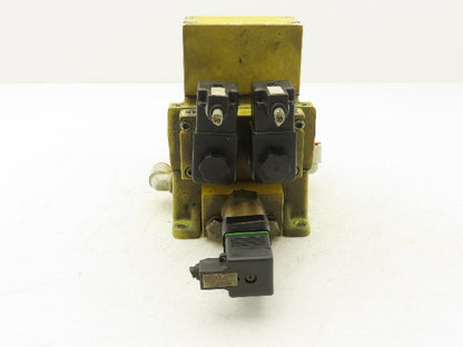 Ross DM2CNA42A21 Pneumatic Double Valve 1/2" NPT Base 24/48VDC Solenoid