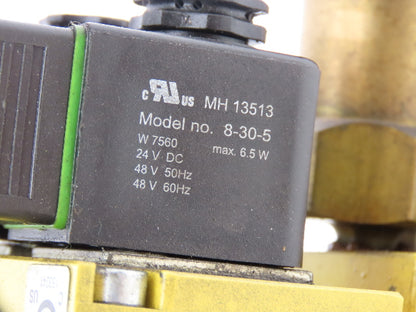 Ross DM2CNA42A21 Pneumatic Double Valve 1/2" NPT Base 24/48VDC Solenoid
