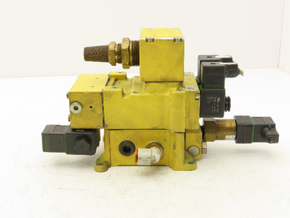 Ross DM2CNA42A21 Pneumatic Double Valve 1/2" NPT Base 24/48VDC Solenoid