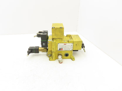 Ross DM2CNA42A21 Pneumatic Double Valve 1/2" NPT Base 24/48VDC Solenoid