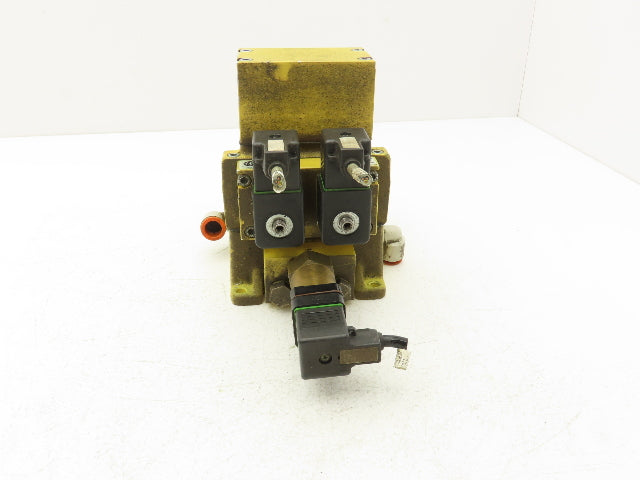 Ross DM2CNA42A21 Pneumatic Double Valve 1/2" NPT Base 24/48VDC Solenoid