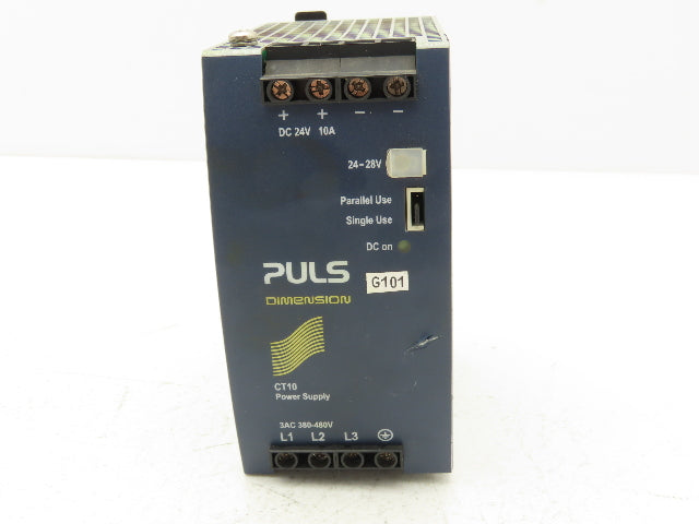 PULS Dimension CT10.241 DC Power Supply 24VDC 10A 240W 480V 3PH Input