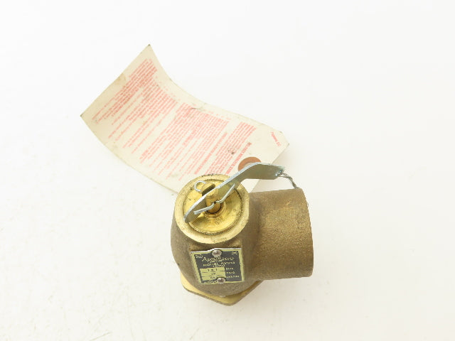 Apollo RVS13-1 Steam Safety Valve 1"x1"NPT Bronze 15psi 13-202-B-15  Lot of 2