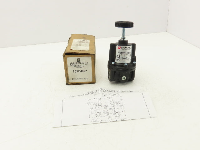 Fairchild 10264BP Back Pressure Regulator 2-150PSI 300 PSI Max 1/2" NPT