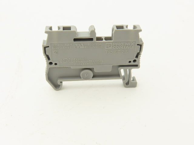 Phoenix ST 2,5 Feed Through Terminal Block 2.5 mm² 800V Spring Cage Lot of 78