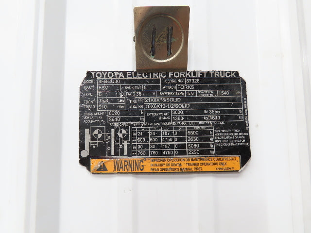 Toyota 67620-U3584-71 Hydraulic 3-Spool Forklift Mast Control Valve From 8FBCU30
