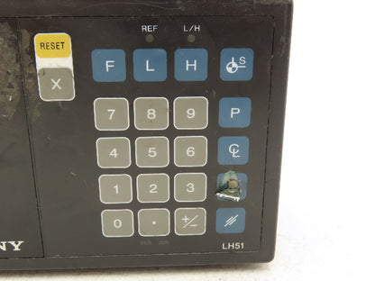 Sony LH51 Magnescale 2-Axis Digital Readout Display Keypad Controller