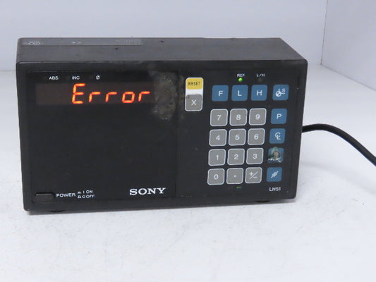 Sony LH51 Magnescale 2-Axis Digital Readout Display Keypad Controller