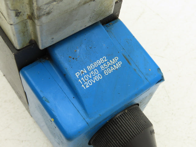 Vickers DG4S4LW-012C-B-60 Directional Control Solenoid Pilot Valve 110/120V