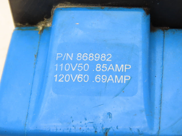 Vickers DG4S4-012A-50 Directional Control Double Solenoid Valve 120V