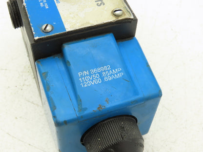 Vickers DG4S4-012A-50 Directional Control Single Solenoid Valve 120V