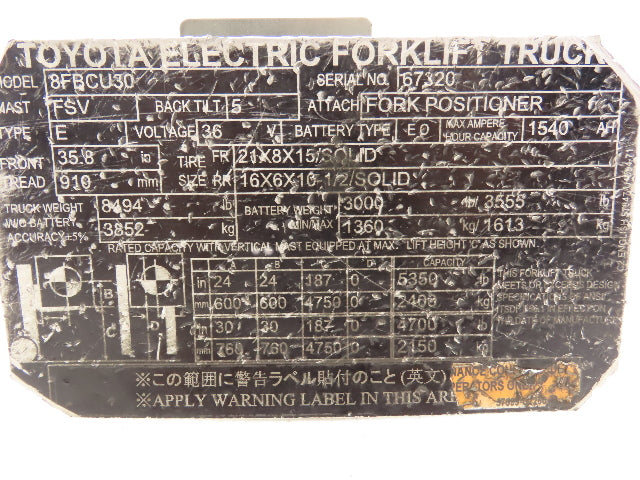 Toyota 24390-21470-71 Electric Forklift Box Assembly PTC Thermi From 8FBCU30