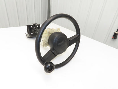 Toyota Electric Forklift Steering Wheel With Column Removed From 8FBCU30