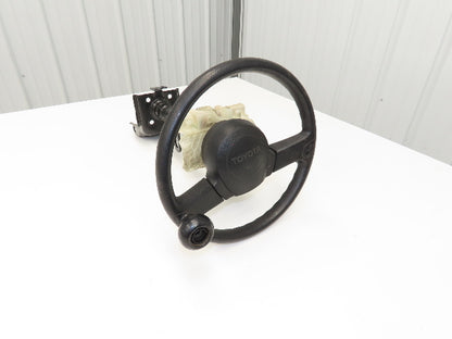 Toyota Electric Forklift Steering Wheel With Column Removed From 8FBCU30