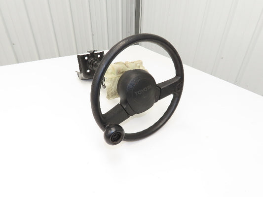 Toyota Electric Forklift Steering Wheel With Column Removed From 8FBCU30
