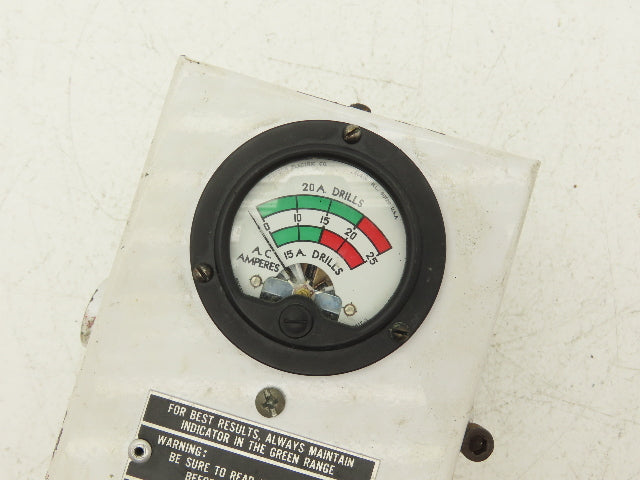 Milwaukee 48-51-0120 Coring Drill Motor Meter Box Assembly 120V 20A  Twist Lock