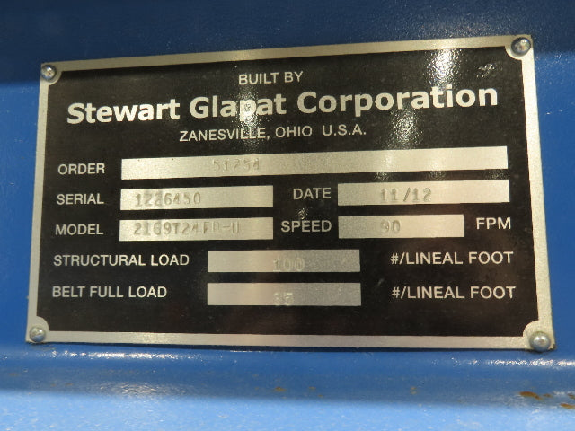 Stewart Glapat 2169T24FB-U 21'-69' Adjustoveyor Telescopic Conveyor 24"Belt 480V