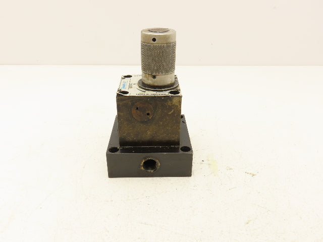 Double A Vickers QXA 005 B 10B1 Hydraulic Flow Control Valve Manual Knob 3/8"NPT