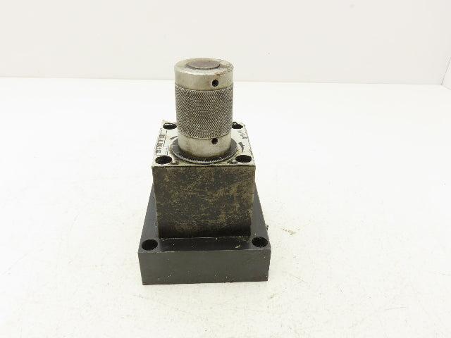 Double A Vickers QXA 005 B 10B1 Hydraulic Flow Control Valve Manual Knob 3/8"NPT