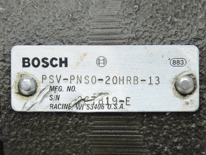 Bosch PSV PNS0 20HRB 13 Hydraulic Vane Pump 15 GPM 2000 PSI Dual Shaft