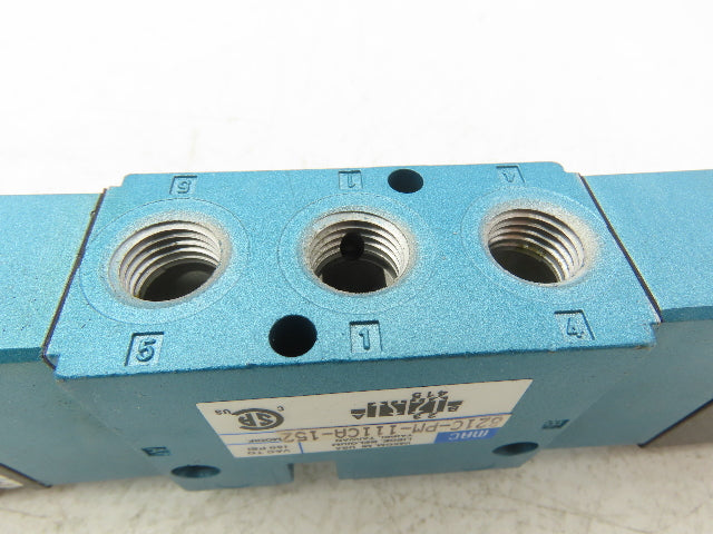 MAC 821C-PM-111CA-152 Pneumatic Double Solenoid Valve 120V 1/4"NPT PME-111CAAA