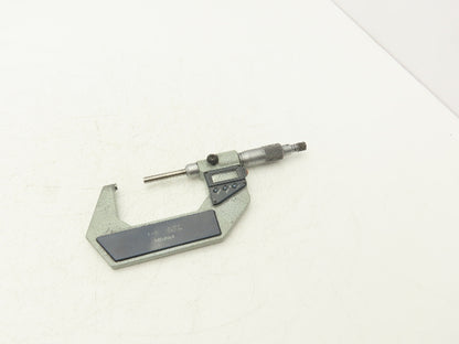 Mitutoyo 406-722-30 Digimatic Micrometer 1-2" Range .00005 Ratchet Stop SPC Data