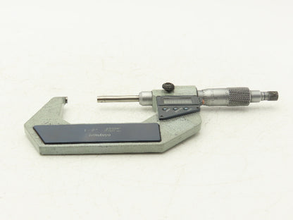 Mitutoyo 406-722-30 Digimatic Micrometer 1-2" Range .00005 Ratchet Stop SPC Data