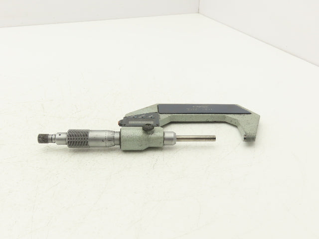 Mitutoyo 406-722-30 Digimatic Micrometer 1-2" Range .00005 Ratchet Stop SPC Data