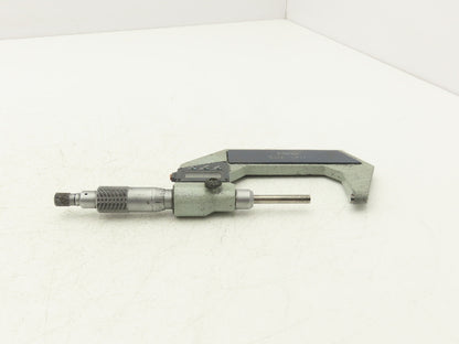 Mitutoyo 406-722-30 Digimatic Micrometer 1-2" Range .00005 Ratchet Stop SPC Data